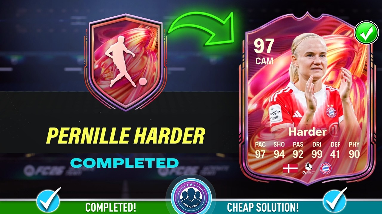97 FUTTIES Pernille Harder SBC Solution - Дешевый раствор и советы - FC 26