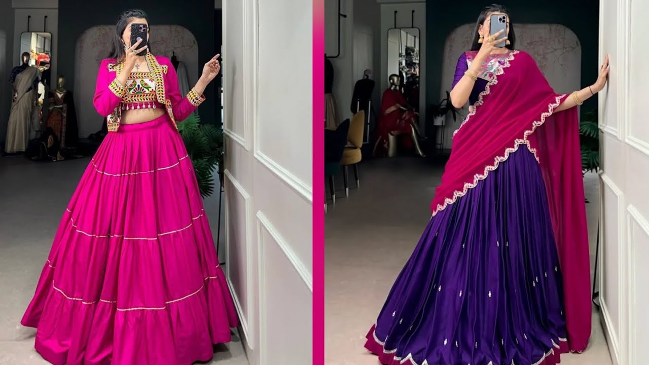 Beautiful new lhenga designs 😍 ✨️ 💕 💖👗#fashion #viral #trend #fashiontrends #lhenga @J_ydv_creation 