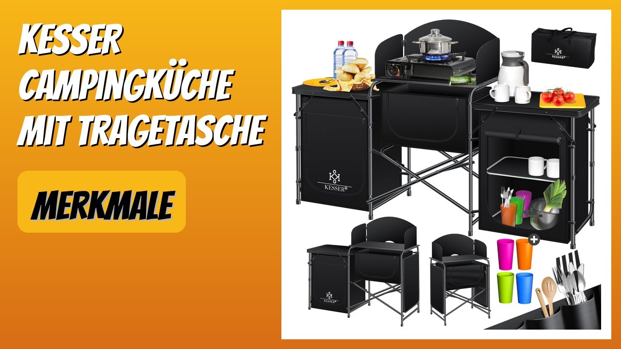 BEWERTUNG (2026): KESSER Campingküche mit Tragetasche. Infos