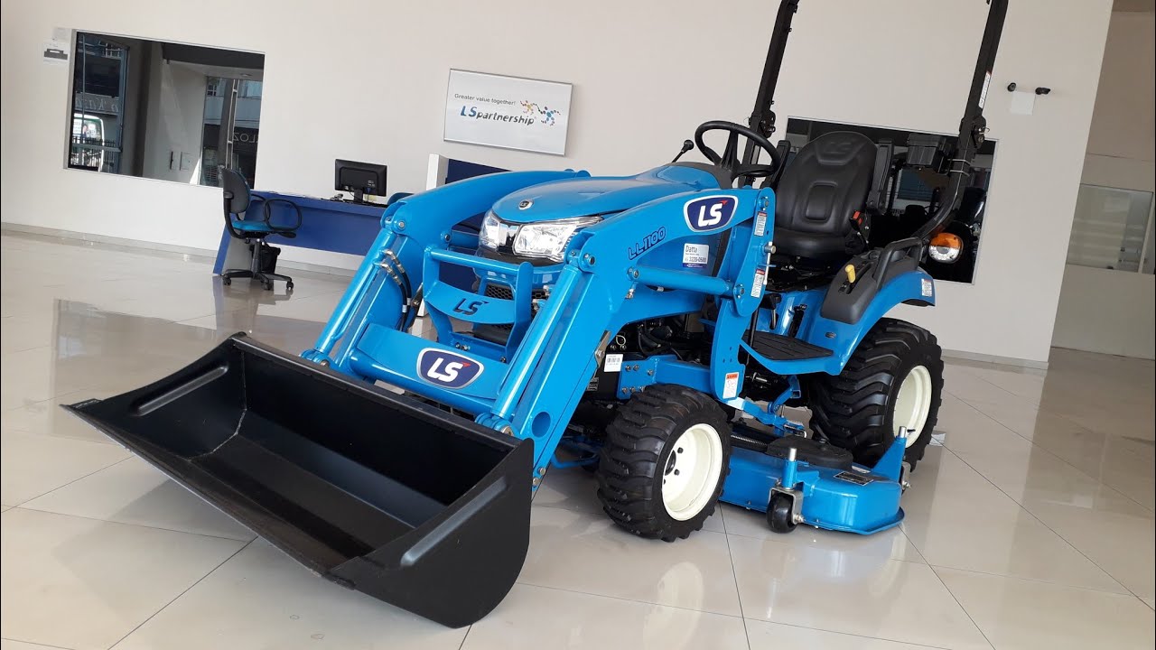 Mini Trator LS MT 125 Diesel em detalhes 