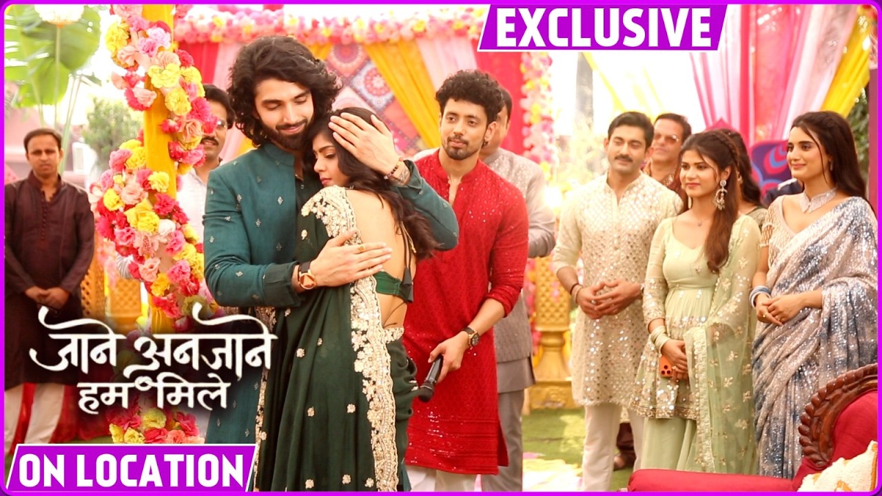 Jaane Anjaane Hum Mile Serial On Location: Dhruv Ne Diya Kirti Ko Rose, Unatti Vikrant Ne Kiya Dance