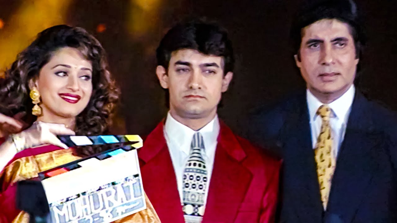 Rishta Film Muhurat | Amitabh Bachchan, Aamir Khan, Madhuri Dixit