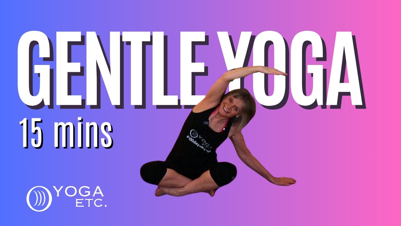 15 min gentle yoga flow for seniors and beginners
