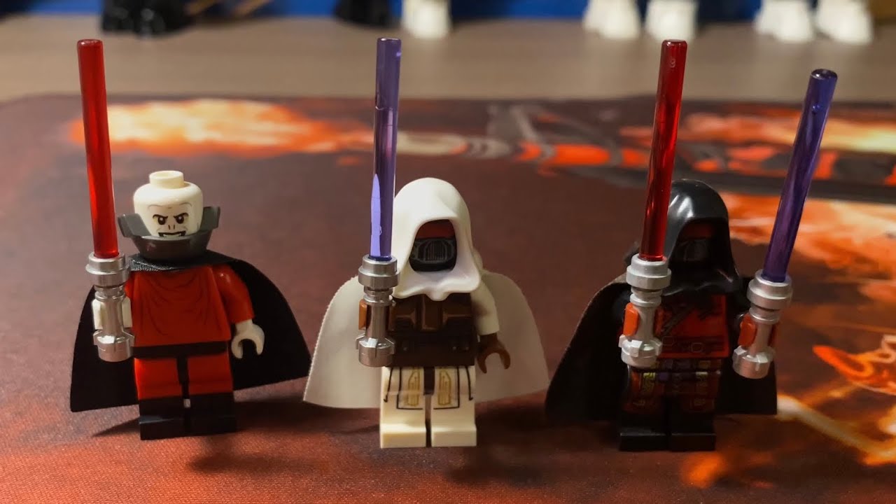 Lego Star Wars Jedi Knight Revan Custom Minifigure (Обзор На Русском)