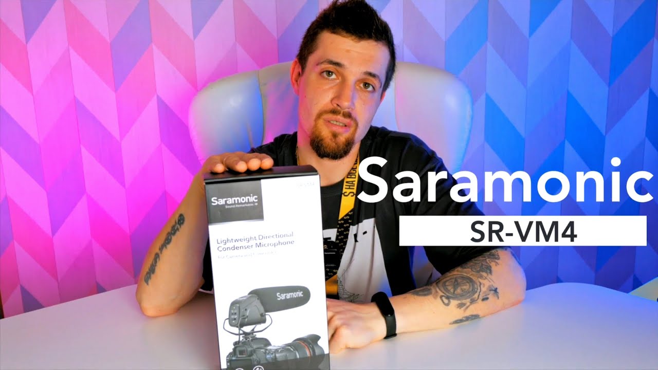 #saramonic SR-VM4 НАПРАВЛЕННЫЙ ПУШКА МИКРОФОН - ОБЗОР - ОТЗЫВ