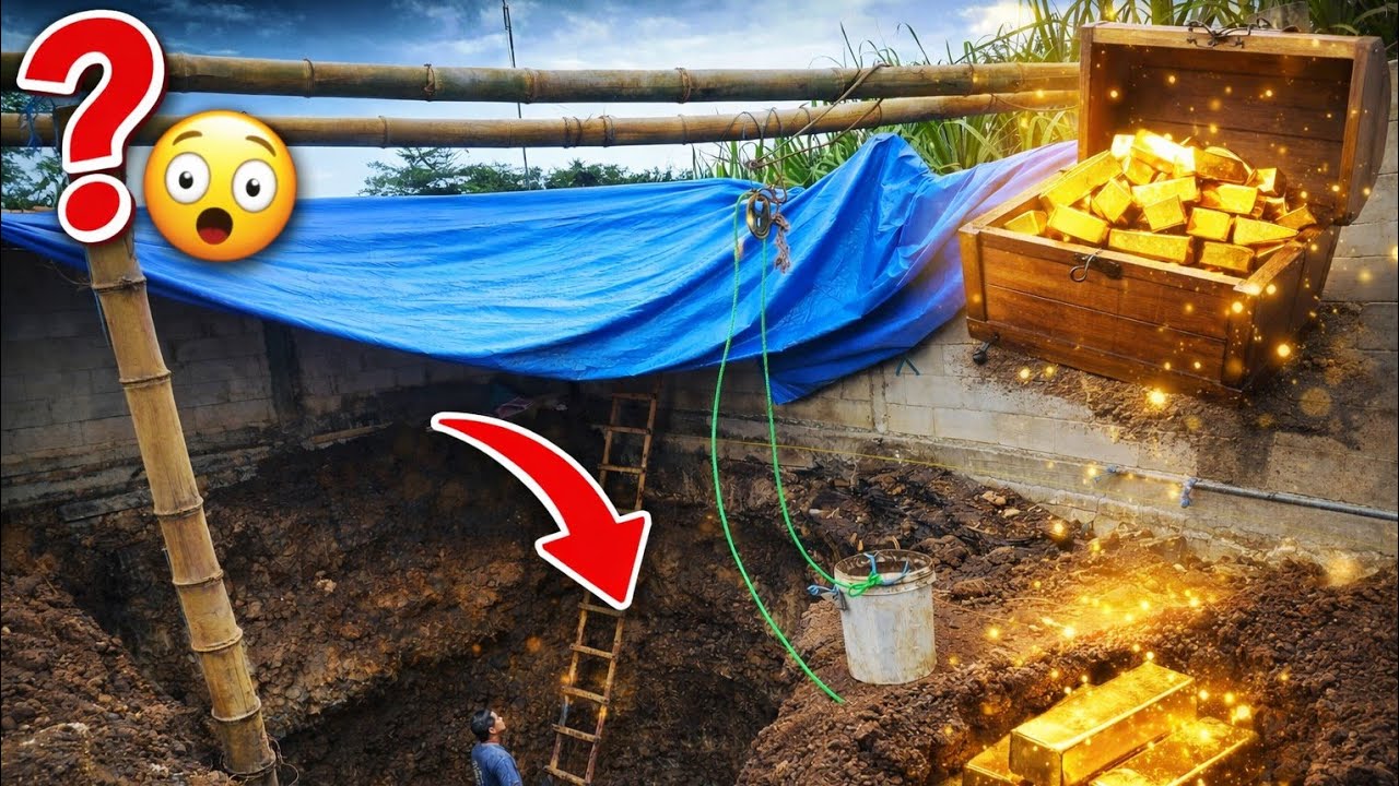 PROSES ANGKUT TANAH DITEMUKAN EMAS BATANGAN