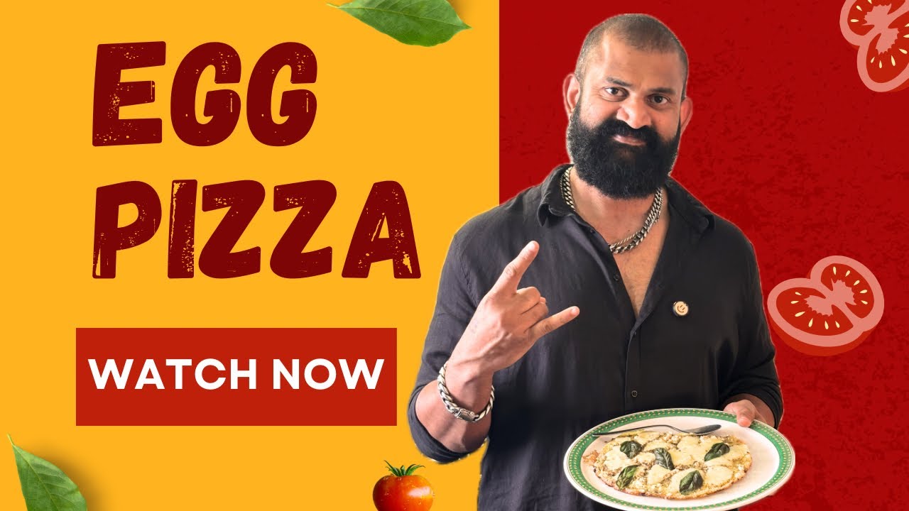 Healthy Egg Pizza Recipe | Muscle Building Breakfast | High Protein 