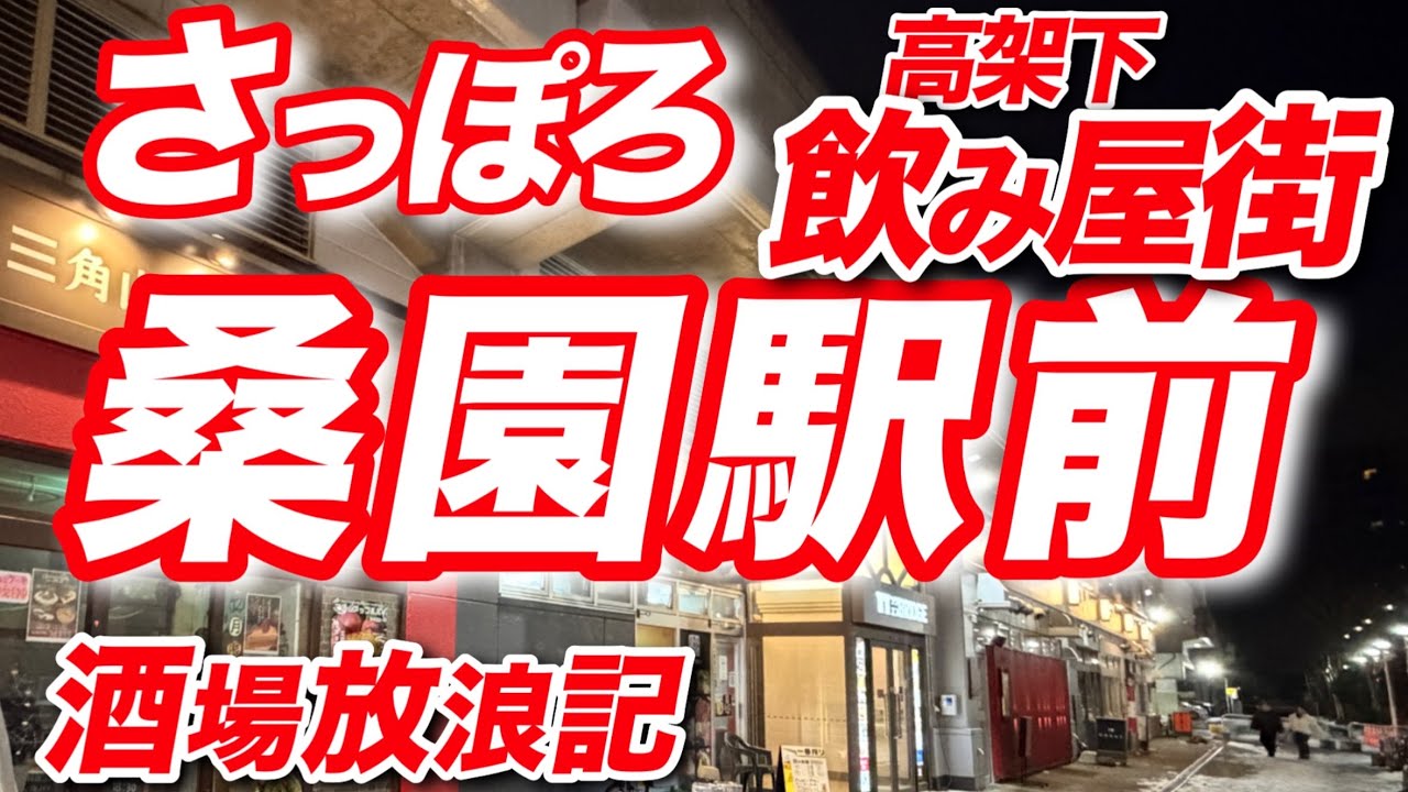 【札幌酒場放浪記44】札幌の穴場飲みスポット！こんな場所あったの！？桑園駅の高架下飲み屋街！さっぽろすすきの観光グルメ！おっさんぶらり旅【2025】