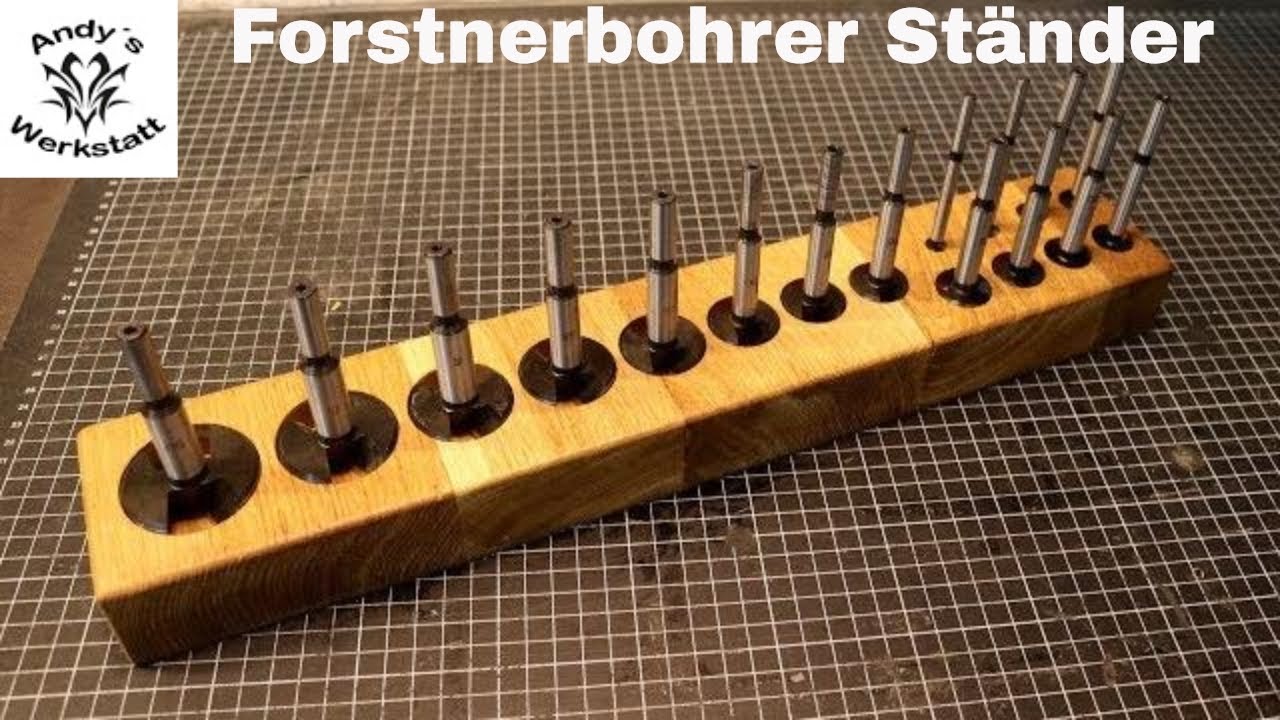 Forstnerbohrerständer / Halter aus Eiche 😍 - diy