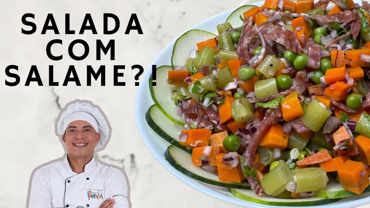Salada de cenoura com salame: você vai se surpreender