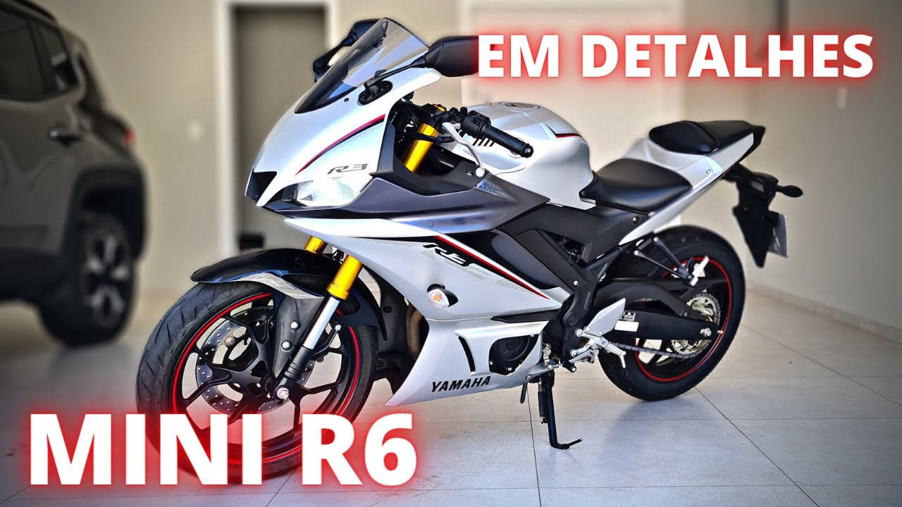NOVA YAMAHA R3 FICOU UM ESPETÁCULO