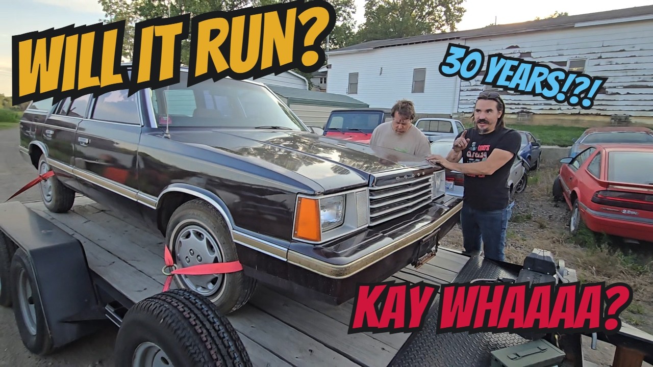 Forgotten 83 K-Car Wagon 5sp - 30 YEARS - Will it Run and Drive!?