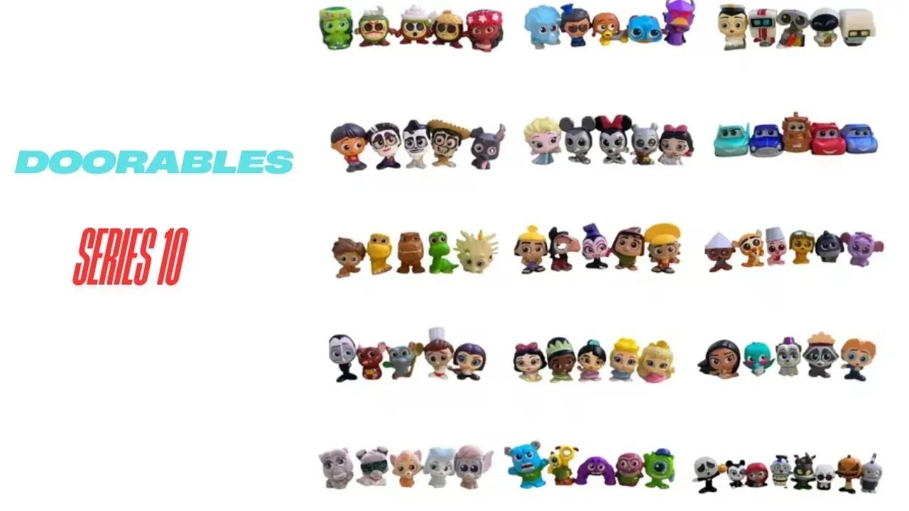 Disney doorables series 10 unboxing with code plus picking winner of birthday giveaway