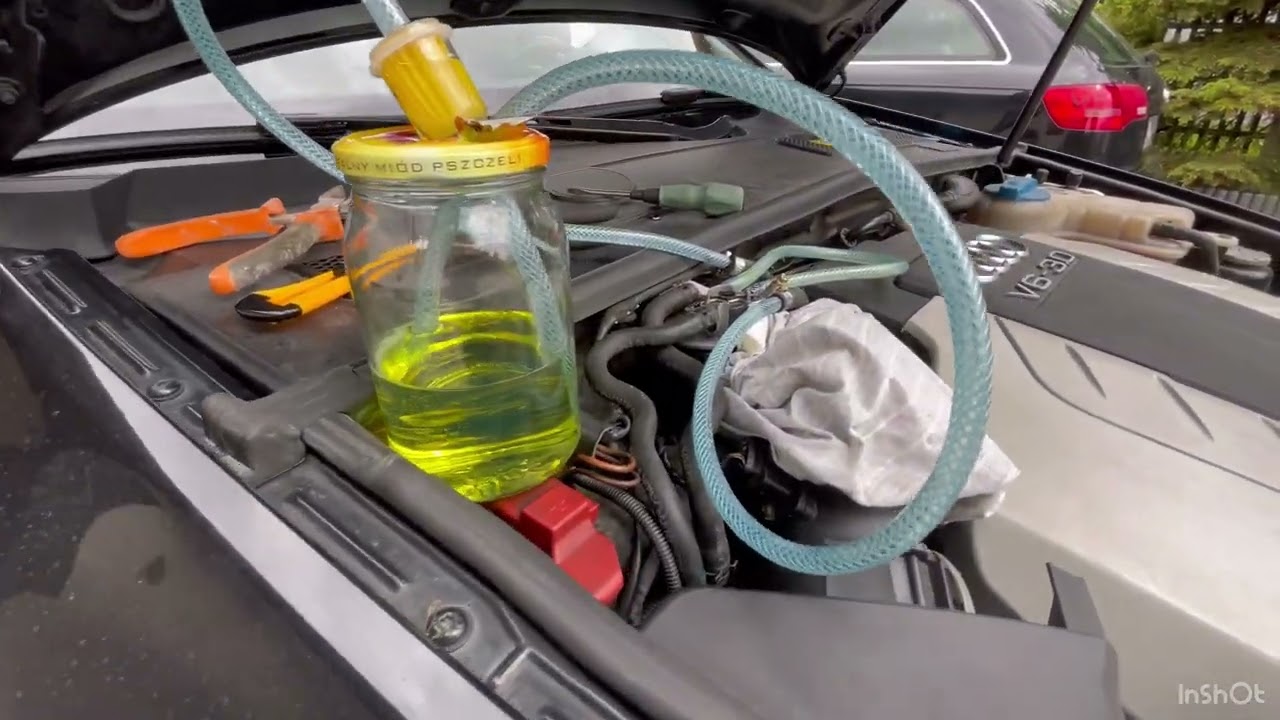 Audi A6 C6 3.0 TDi ASB czyszczenie wtryskiwaczy preparatem Liqui Moly Diesel Spulung