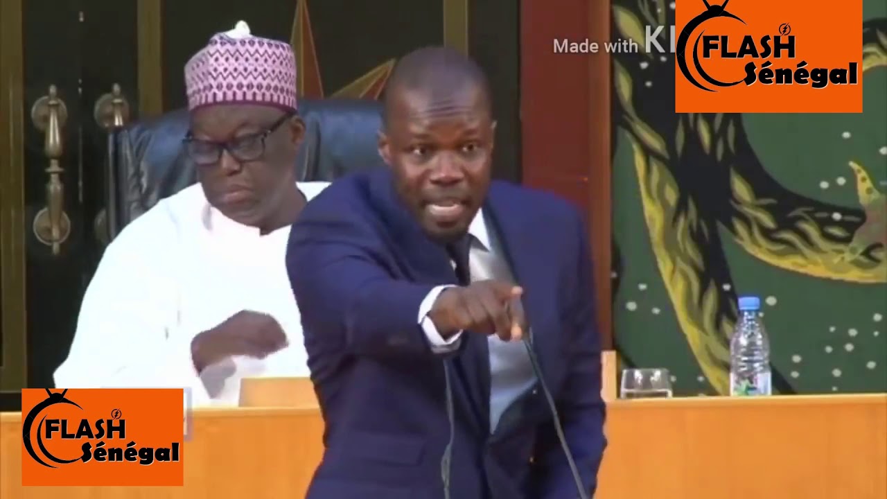 Ousmane Sonko à l'assemblée nationale parti 1