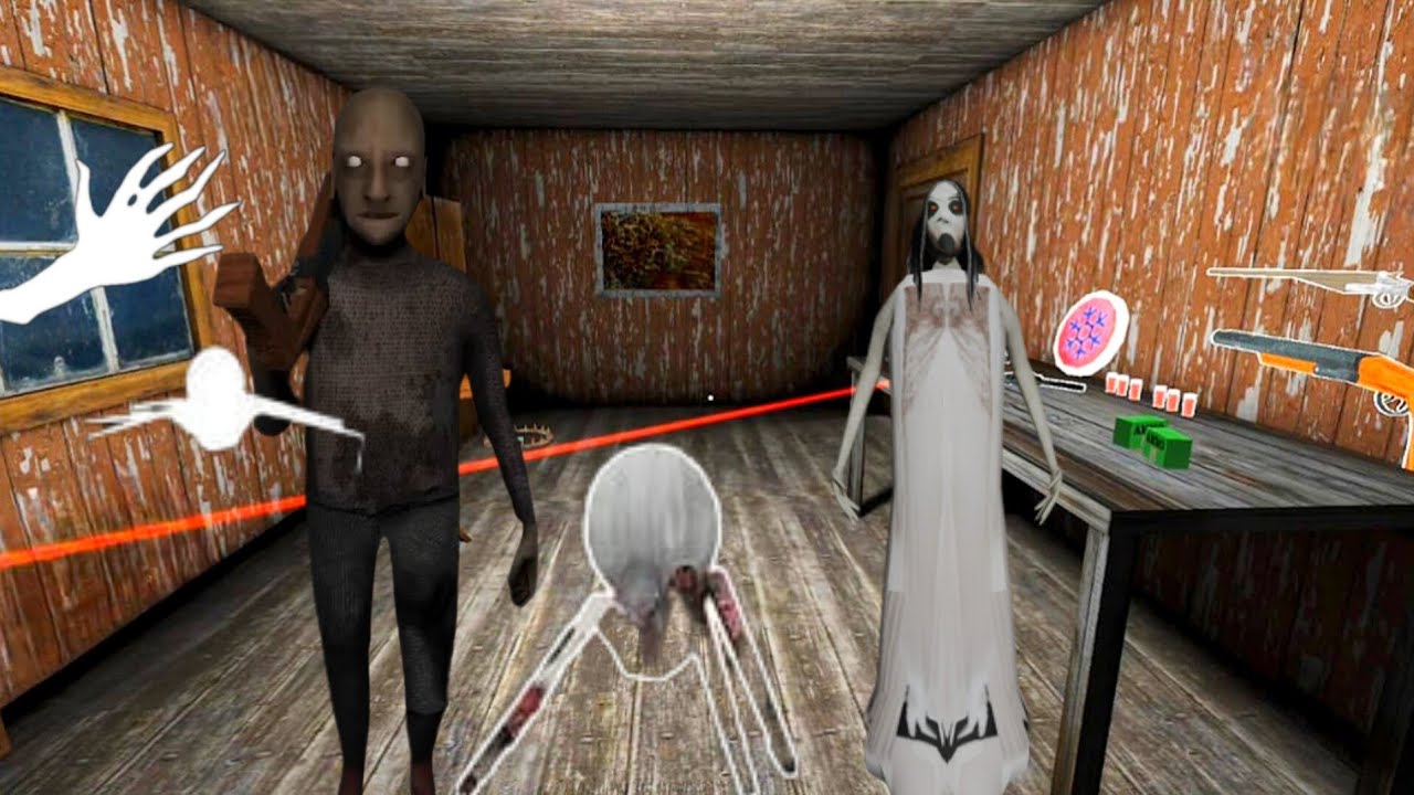 Playing As granny and grandpa again in granny chapter [Good mode menu]