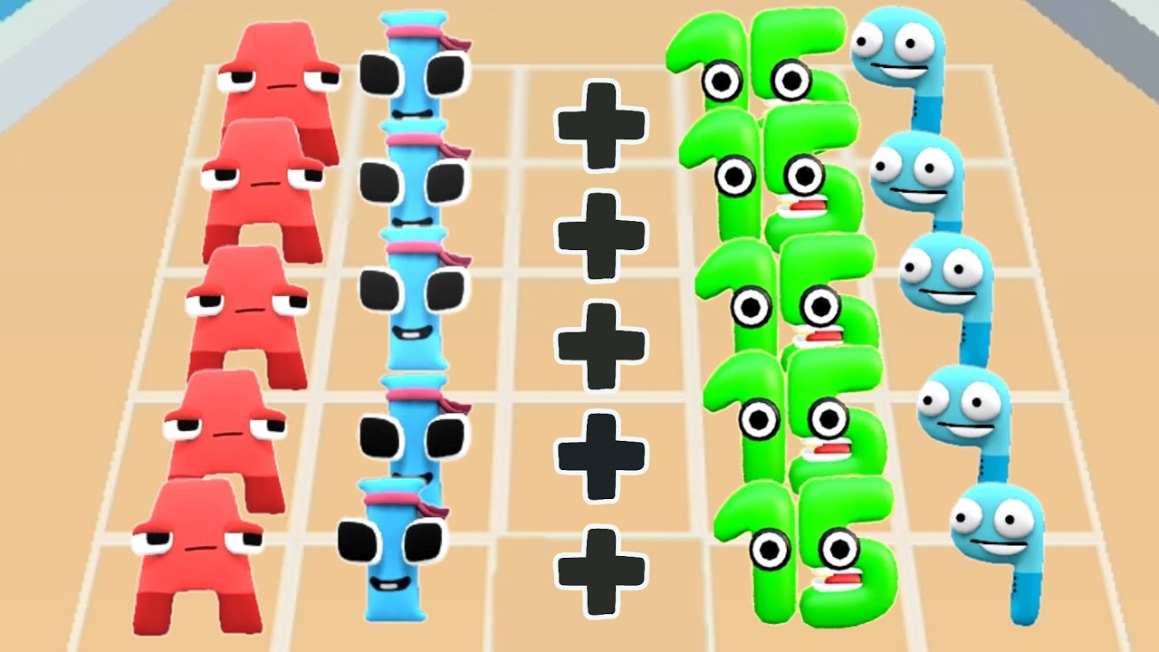 Merge Alphabet Run Fusion Rainbow Vs Merge Number Cube Run⭐Number Lore⭐⭐⭐⭐ Abcdefghijpqrstuwxyz