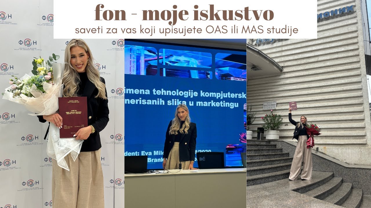 FON | Fakultet organizacionih nauka -  prijemni, prva godina, master studije
