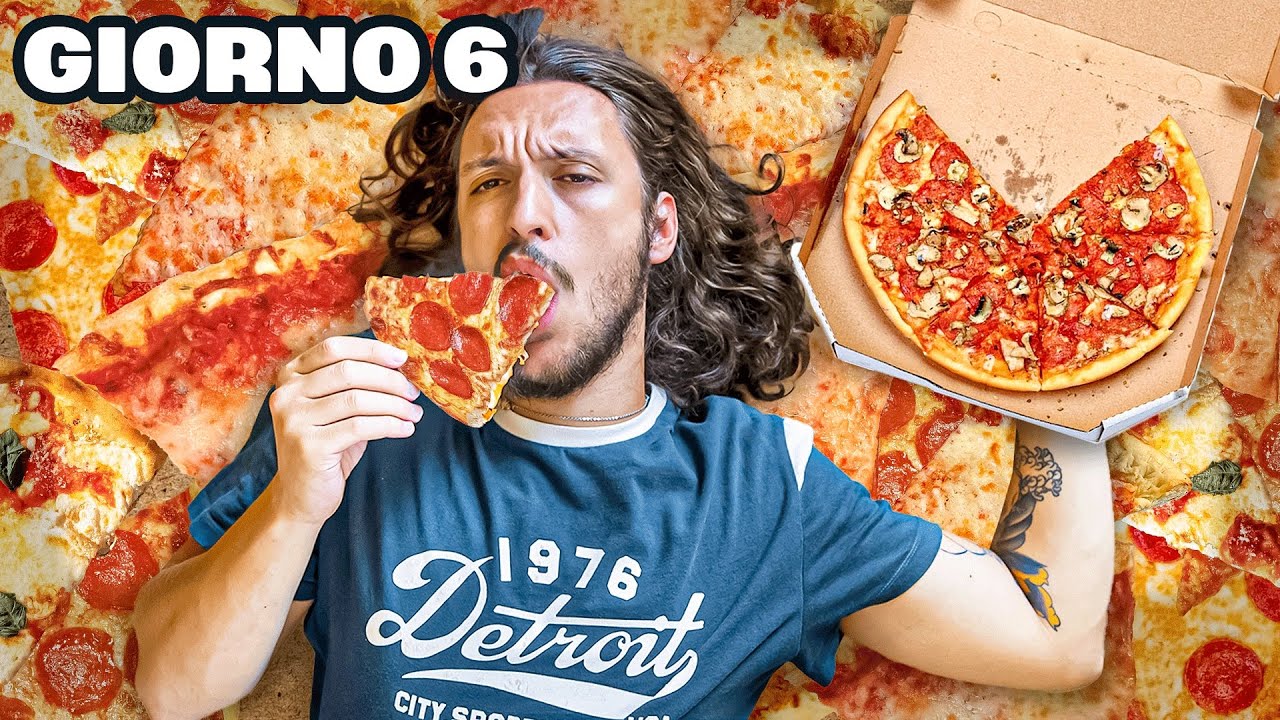 MANGIO solo PIZZA per UNA SETTIMANA🍕
