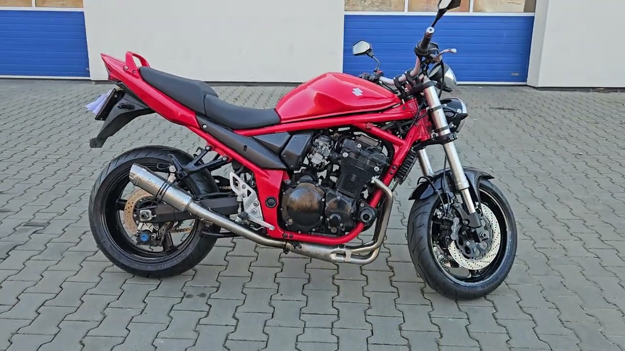 SUZUKI GSF650 Naked Chinese Leo Vince sound without db killer