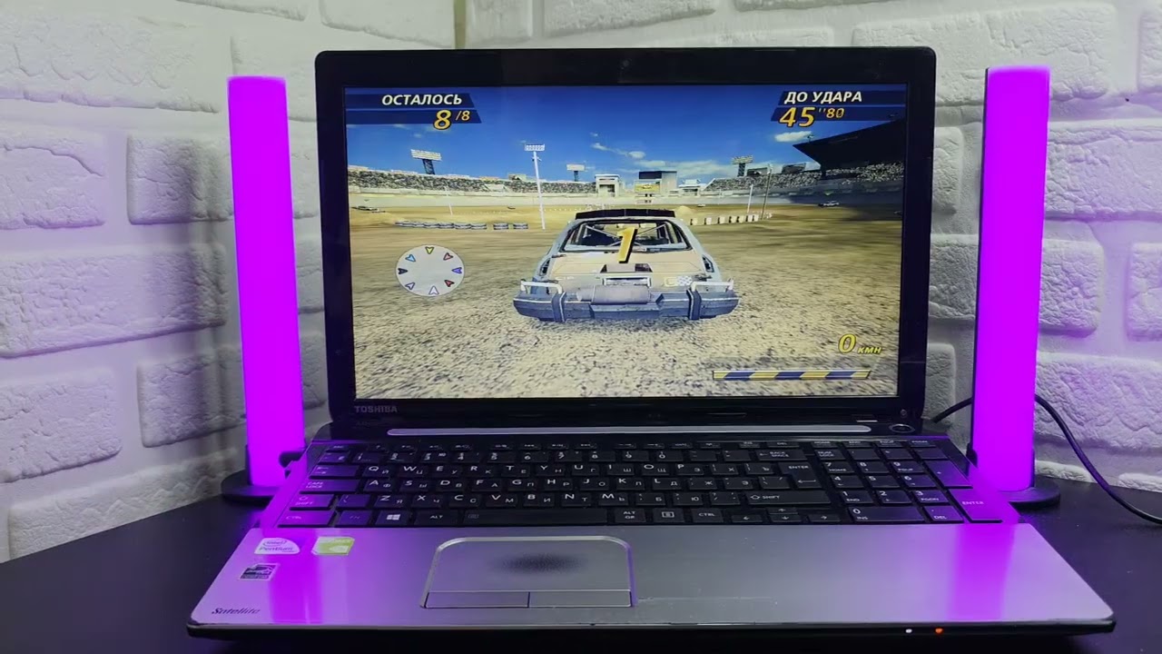Продаю Отличный Ноутбук Toshiba с играми Видеообзор