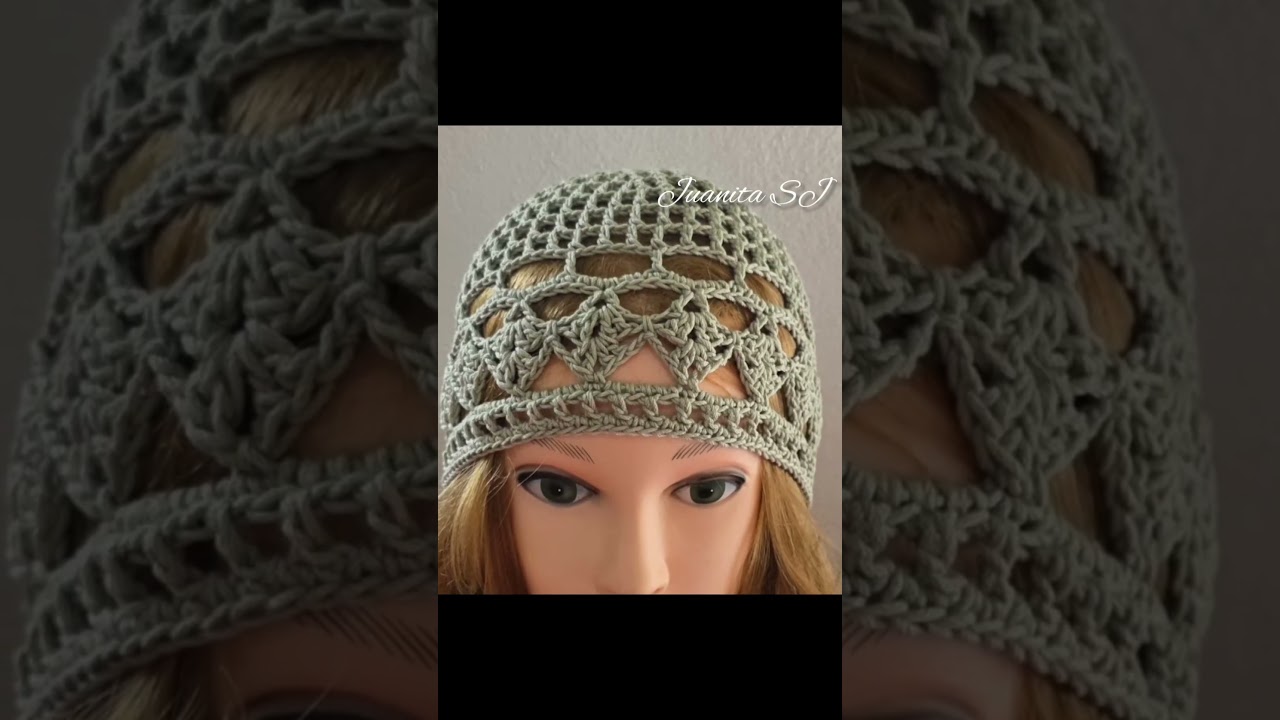 El tutorial de este Gorro calado Mesh Hat ya esta disponible aqu&iacute; en el canal!