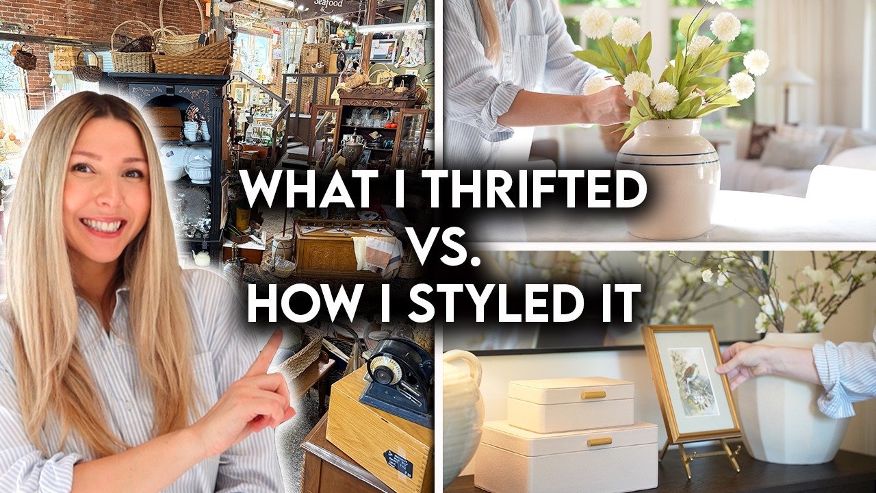 ANTIQUE FINDS STYLED INTO MY HOME | Thrift + Decor Haul