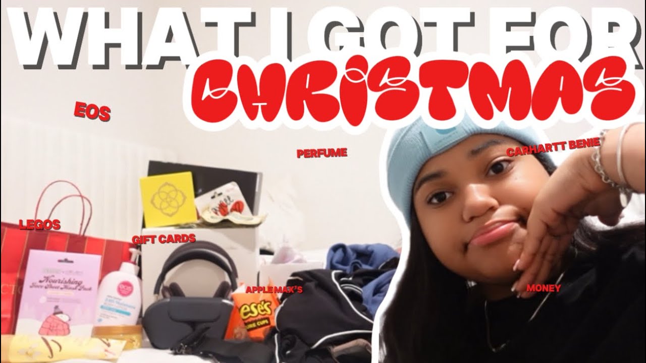 WHAT I GOT FOR CHRISTMAS 2025 luluemon,headphones,eos,perfume,money,etch