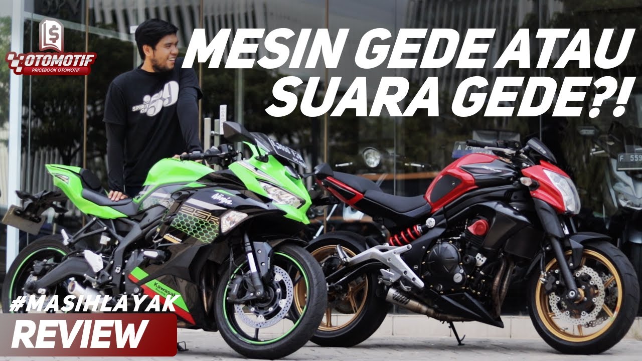 Komparasi Kawasaki ZX25R vs Kawasaki ER6N! Pilih Moge Beneran atau Motor Sport 250cc 4 Silinder