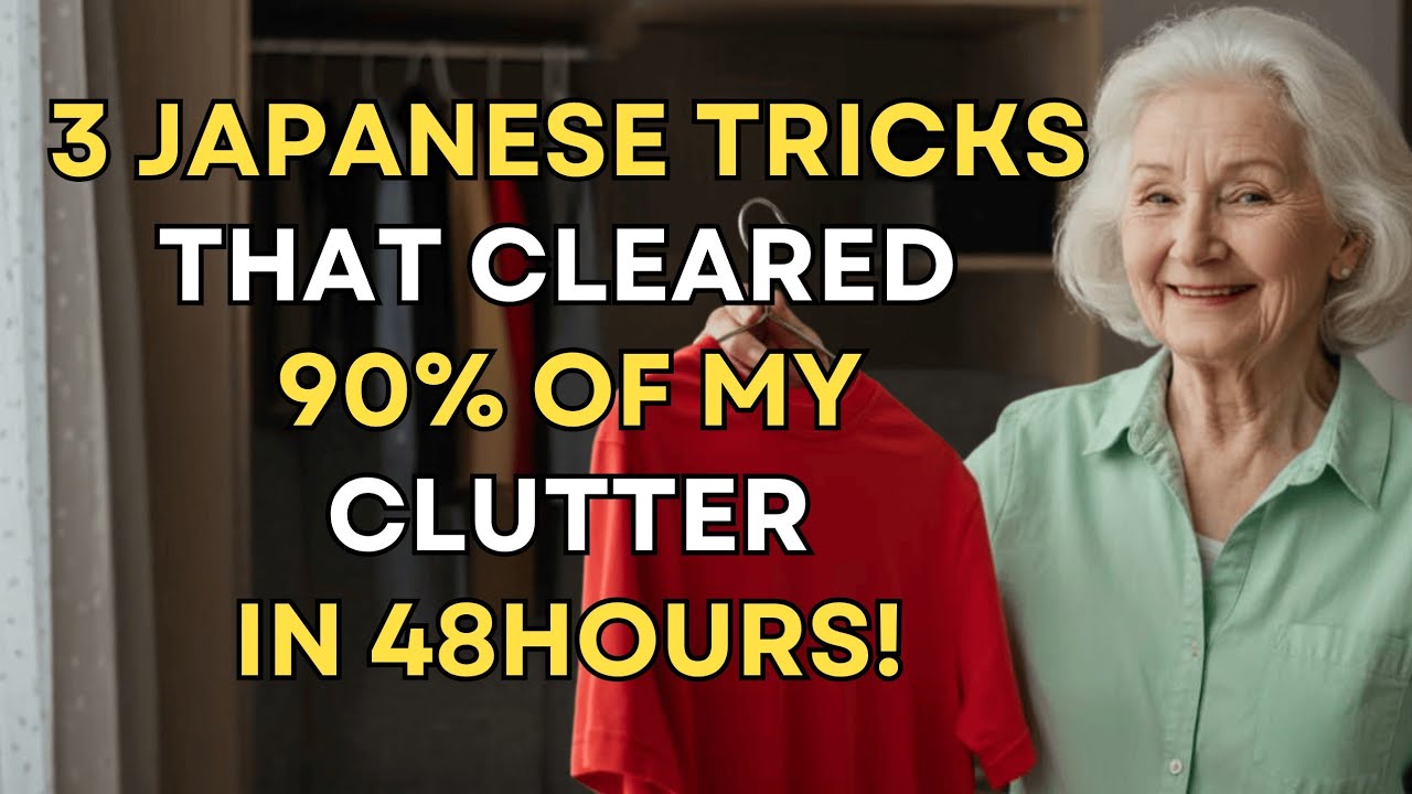 These 3 Japanese Tricks Cleared 90% of My Clutter in 48 Hours!
