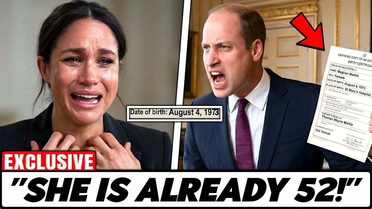 Meghan Markle Age Mystery UNCOVERED &mdash; William Shows Classified 2001 Photo, She's 52!