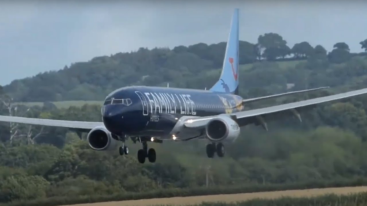 Exeter Airport plane spotting