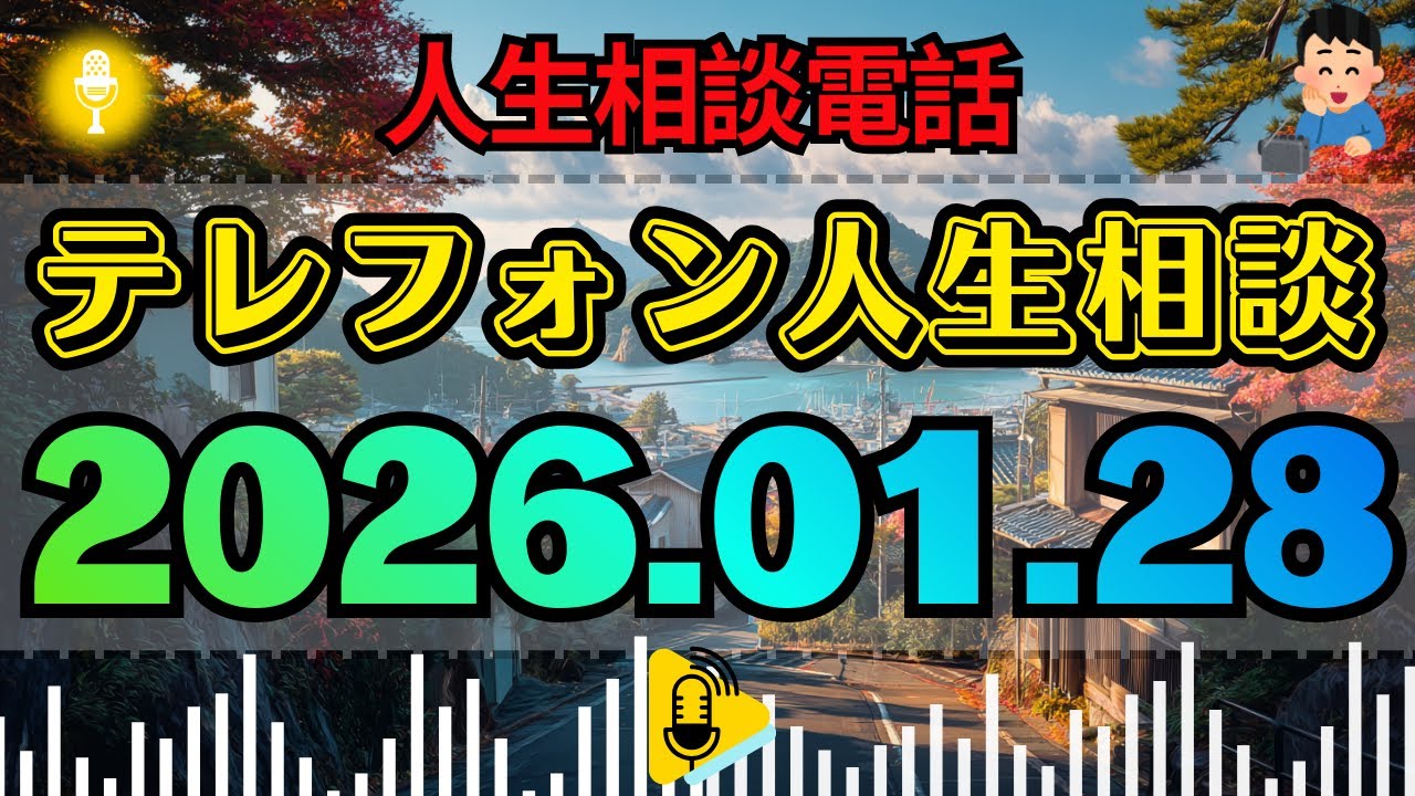 【テレフォン人生相談】2026年01月28日🎙