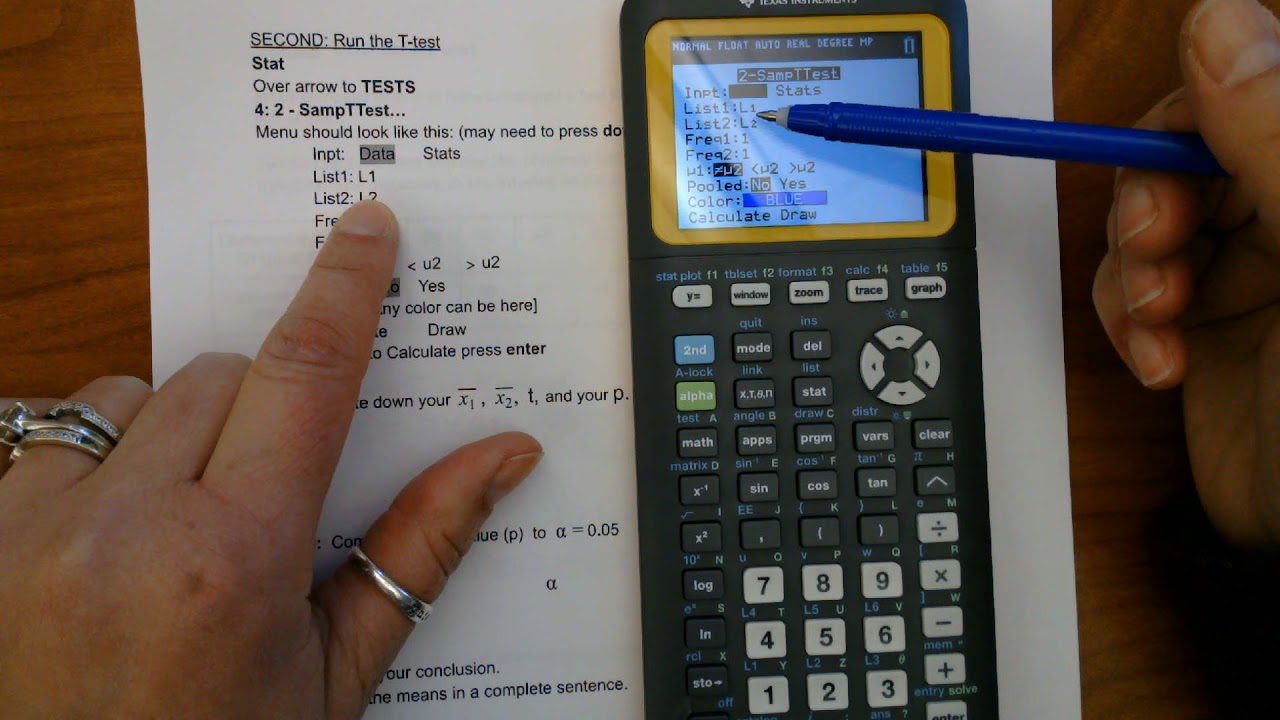 T test