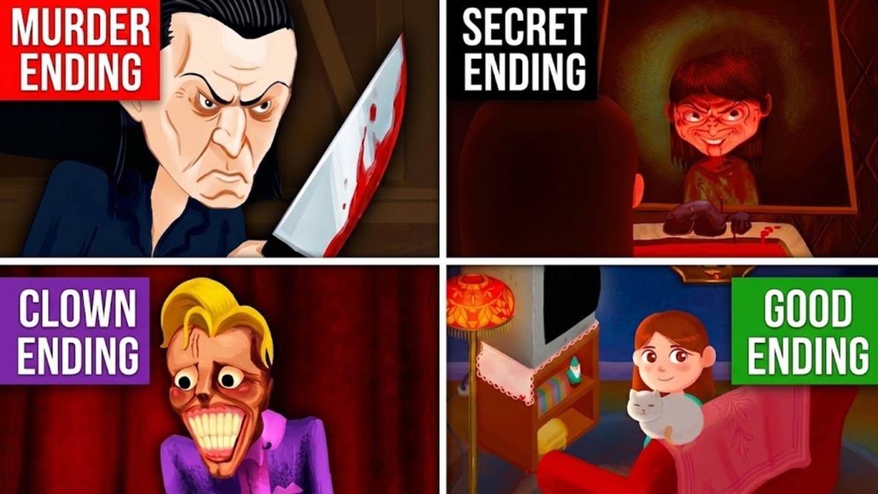 House 2 - All Endings (Including Secret Ending)