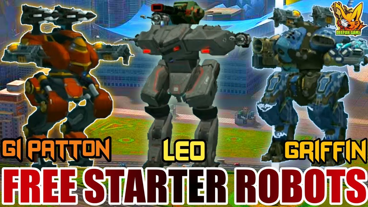 FREE LEO, GRIFFIN AND PATTON | WR STARTER ROBOTS