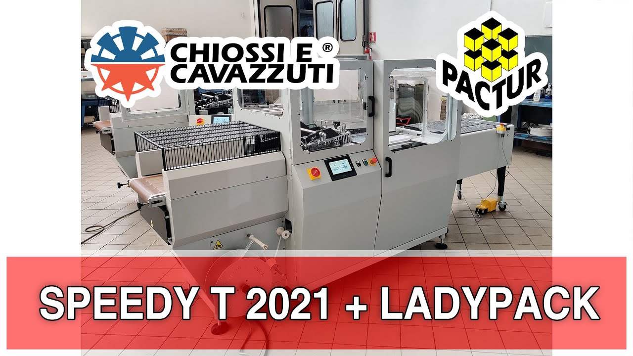 SPEEDY T 2021 Folding Machine + LADYPACK Automatic Packaging Line