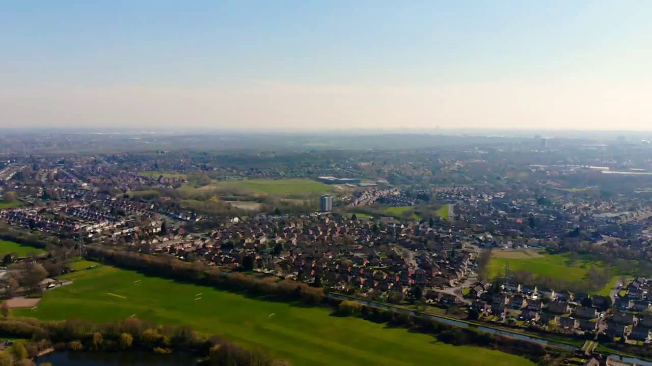 West Midlands drone shot