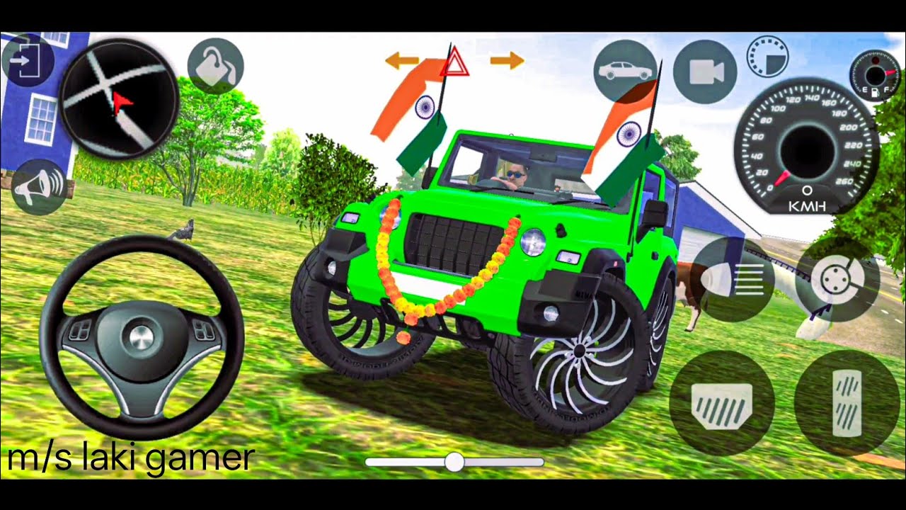 Modified Mahindra Thar😈Games:Indian Thar (Gadi Wala Games) Car Game Android Game - Android Gameplay