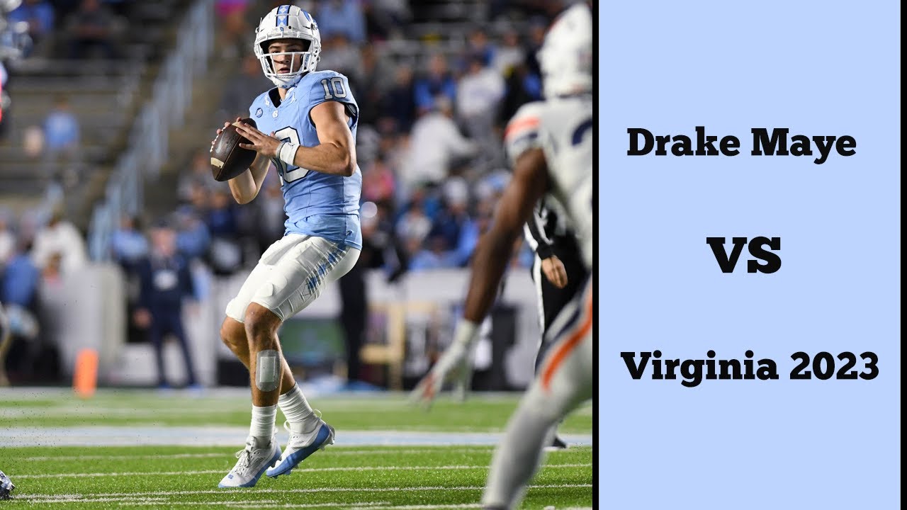 Drake Maye vs Virginia 2023