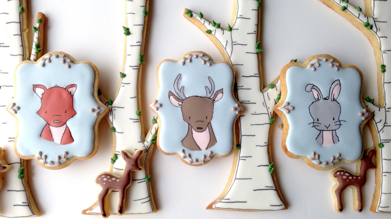 Woodland Cookies Featuring Sweet Melody Designs