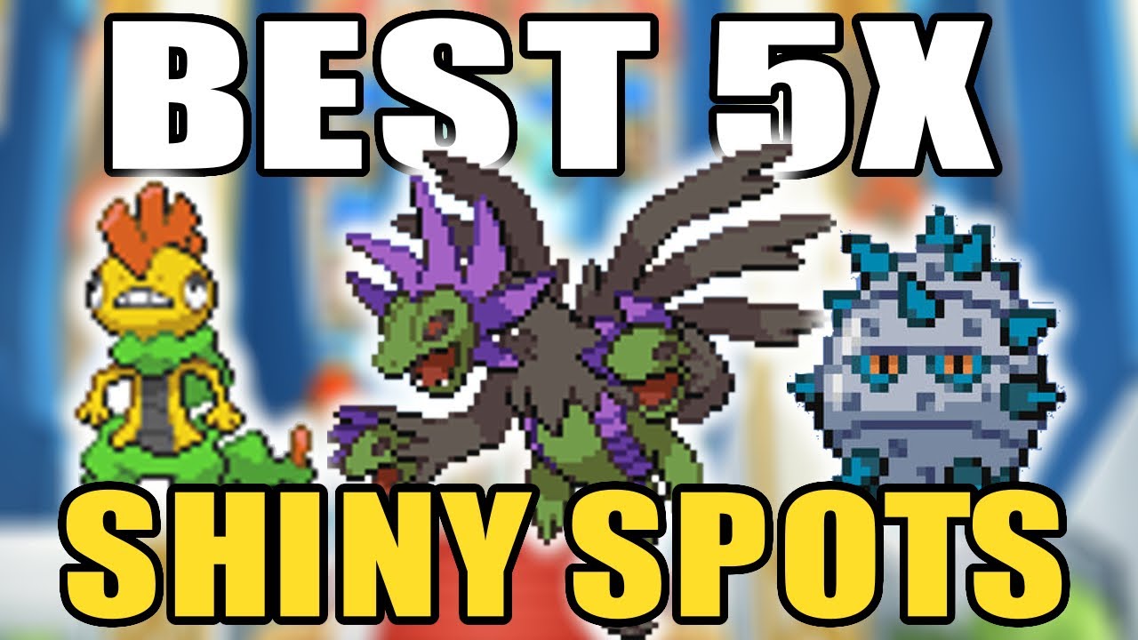 TOP 10 FREE Shiny Spots PokeMMO: Unova 5x Hordes