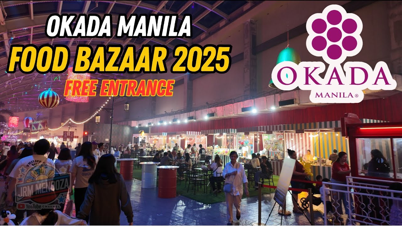 [4K] OKADA MANILA FOOD BAZAAR | Philippines Street Food Tour Inside a 5-Star Hotel!
