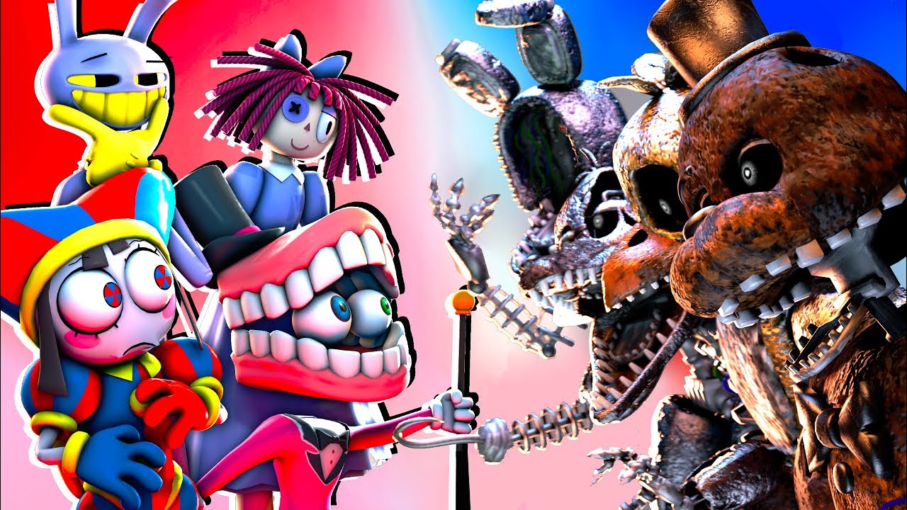 FNaF Ignited (The Joy of Creation) vs The Amazing Digital Circus