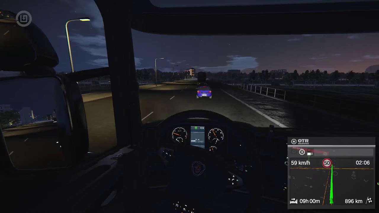 On the road the Truck Simulator PS5  - Gameplay ITA