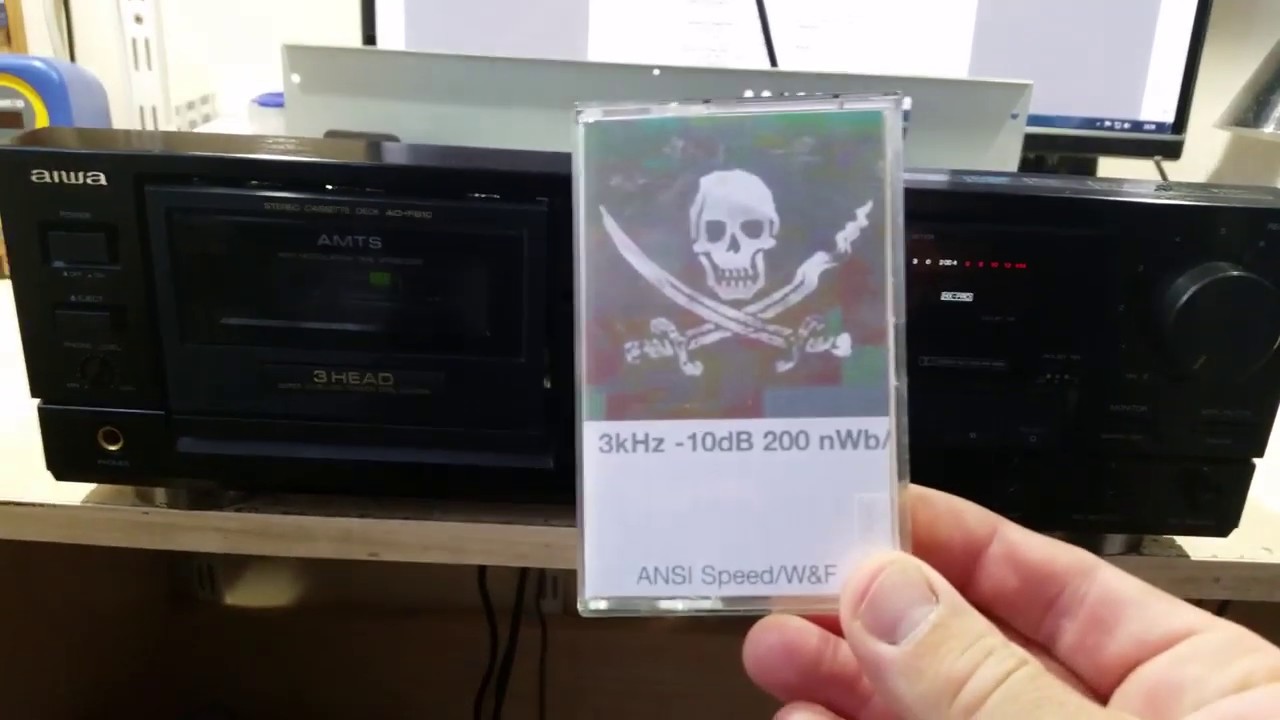AIWA AD-F810 Wow & Flutter 3kHz test.