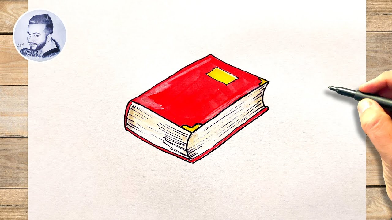 Tuto comment dessiner un livre en 3d
