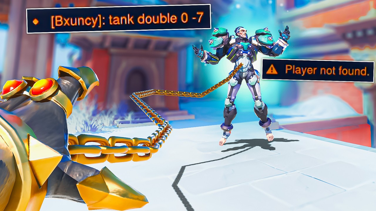 Making the enemy Tank RAGE QUIT! | Overwatch