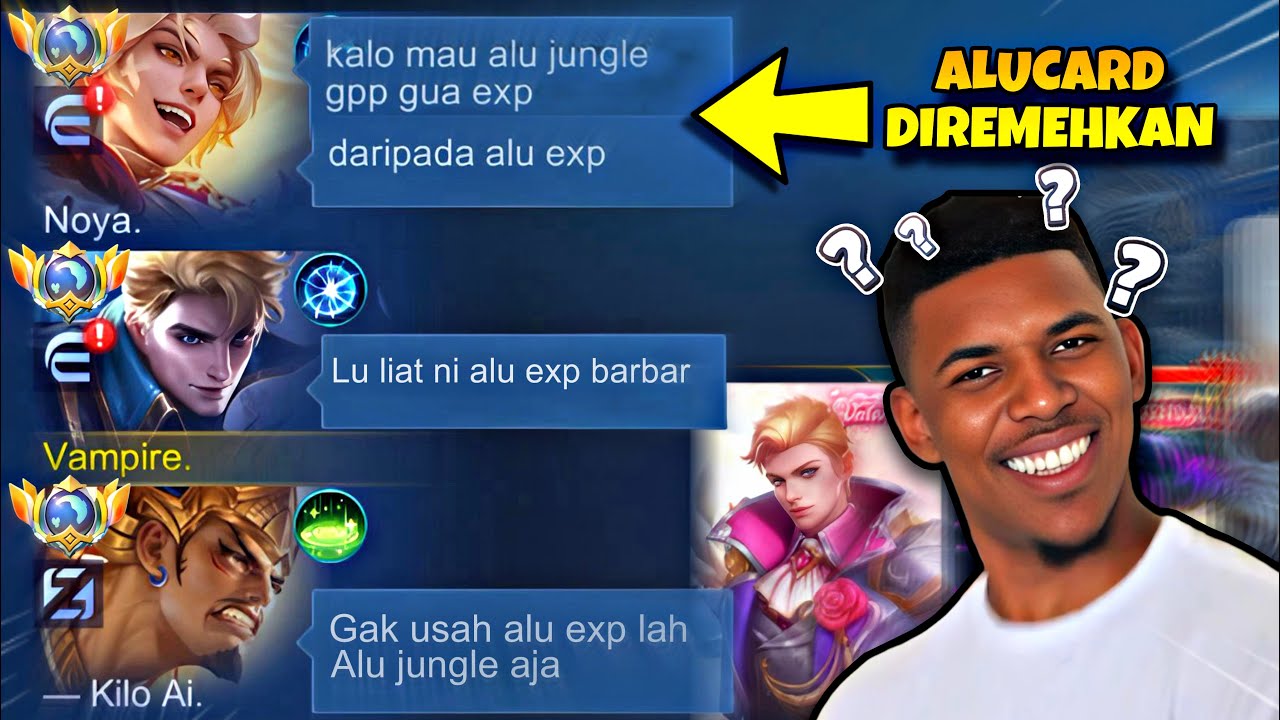 DIREMEHKAN PUBLIK! PEMBUKTIAN GLOBAL ALUCARD DI EXP LANE | MLBB