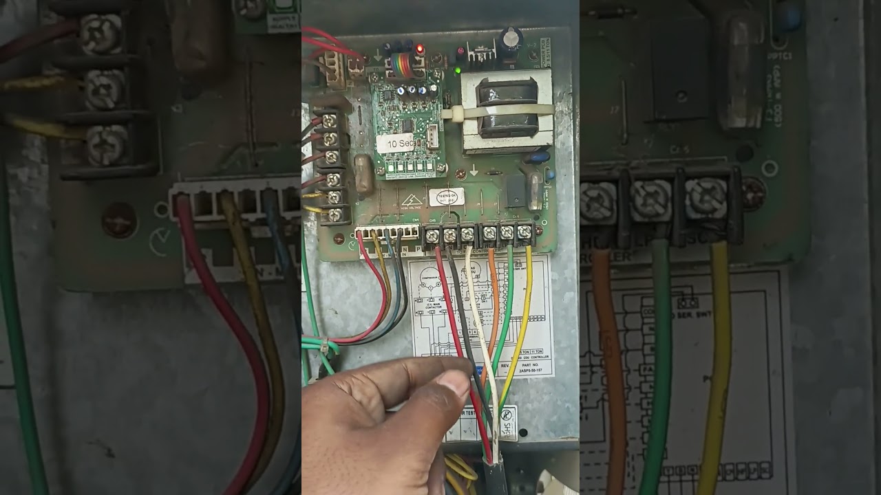 Carrier Outdoor Pcb 3 Phase Wiring Connection || MRACTECH